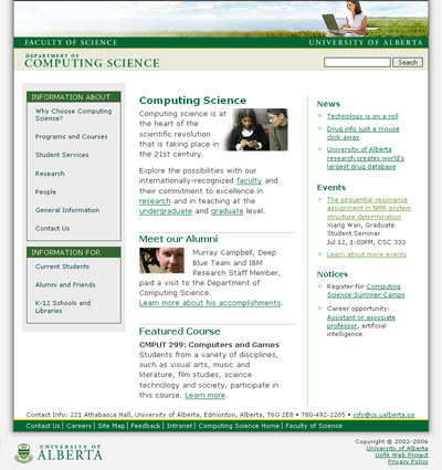 Computing Science Home Page